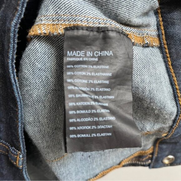 Club Monaco bootcut cropped denim jeans Sz 00 - Picture 7 of 11